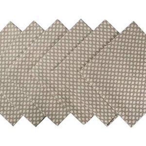 Oversized 20" square Set 6 Brown Arrow 100% Cotton Napkins